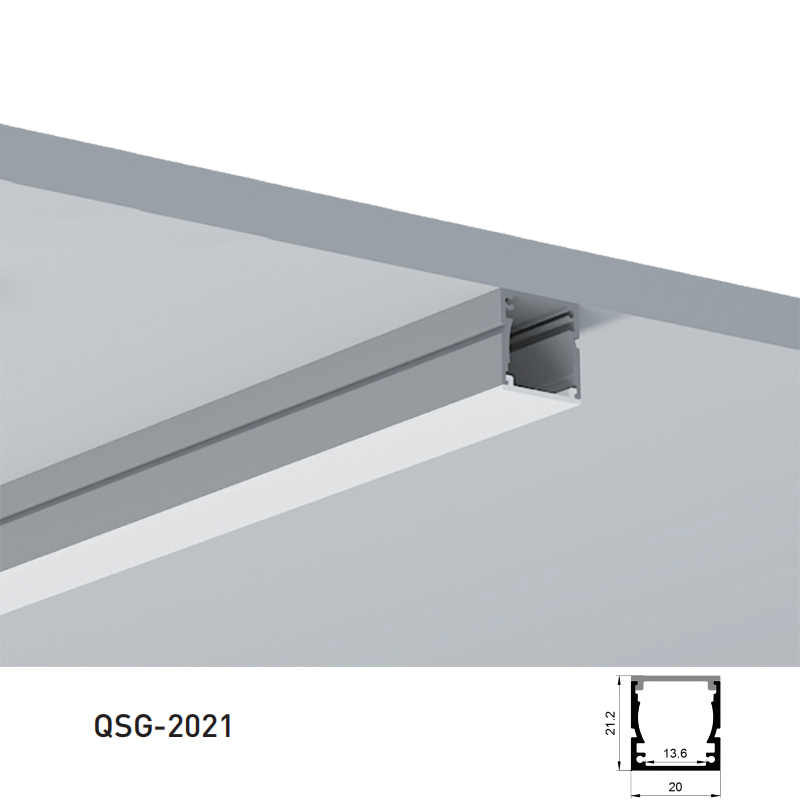 LED Channel Aluminum Profile For 12mm White LED Strip Lights